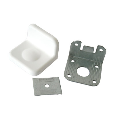 Навес кухонный стальной + белая заглушка (до 70 кг)(300шт) МФ 10223