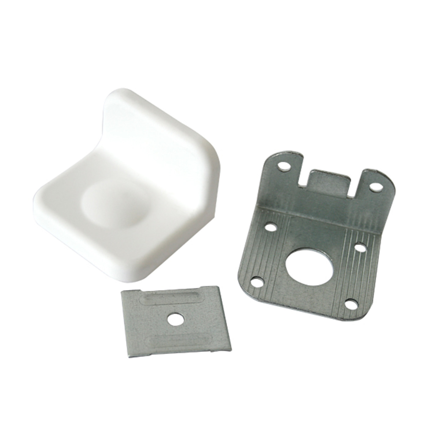 Навес кухонный стальной + белая заглушка (до 70 кг)(300шт) МФ 10223