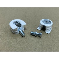 Эксцентр-ая стяжка меб. RAFIX D-20мм белый +шток 7.5мм (200/5000) BRILON