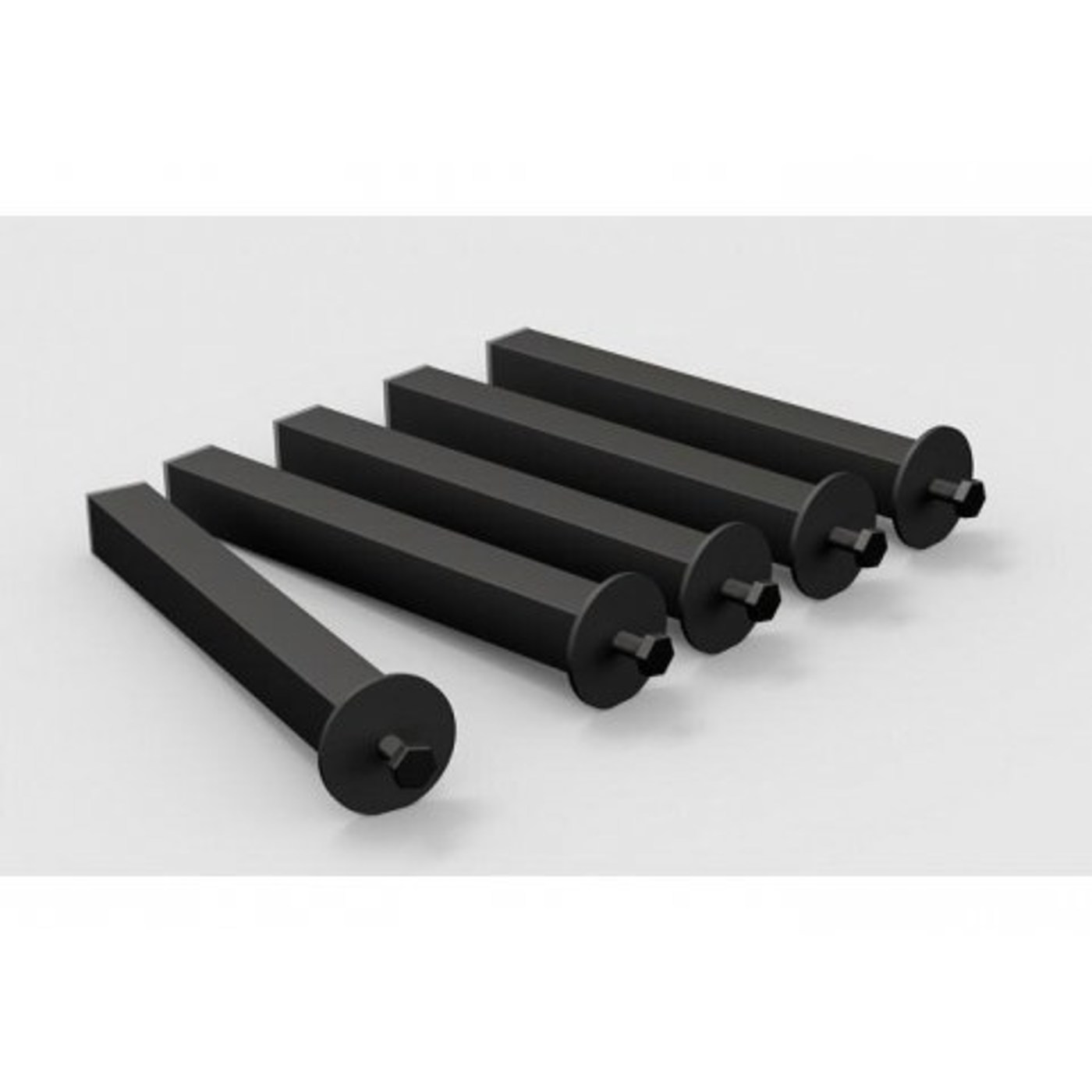 Ножка квадратная 30*30 мм Н-250 мм