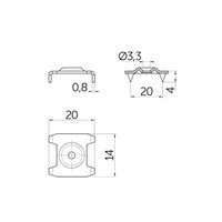 Шайба скрепка ФБ296 (1уп.10 тыс.шт.)  AKS 36157