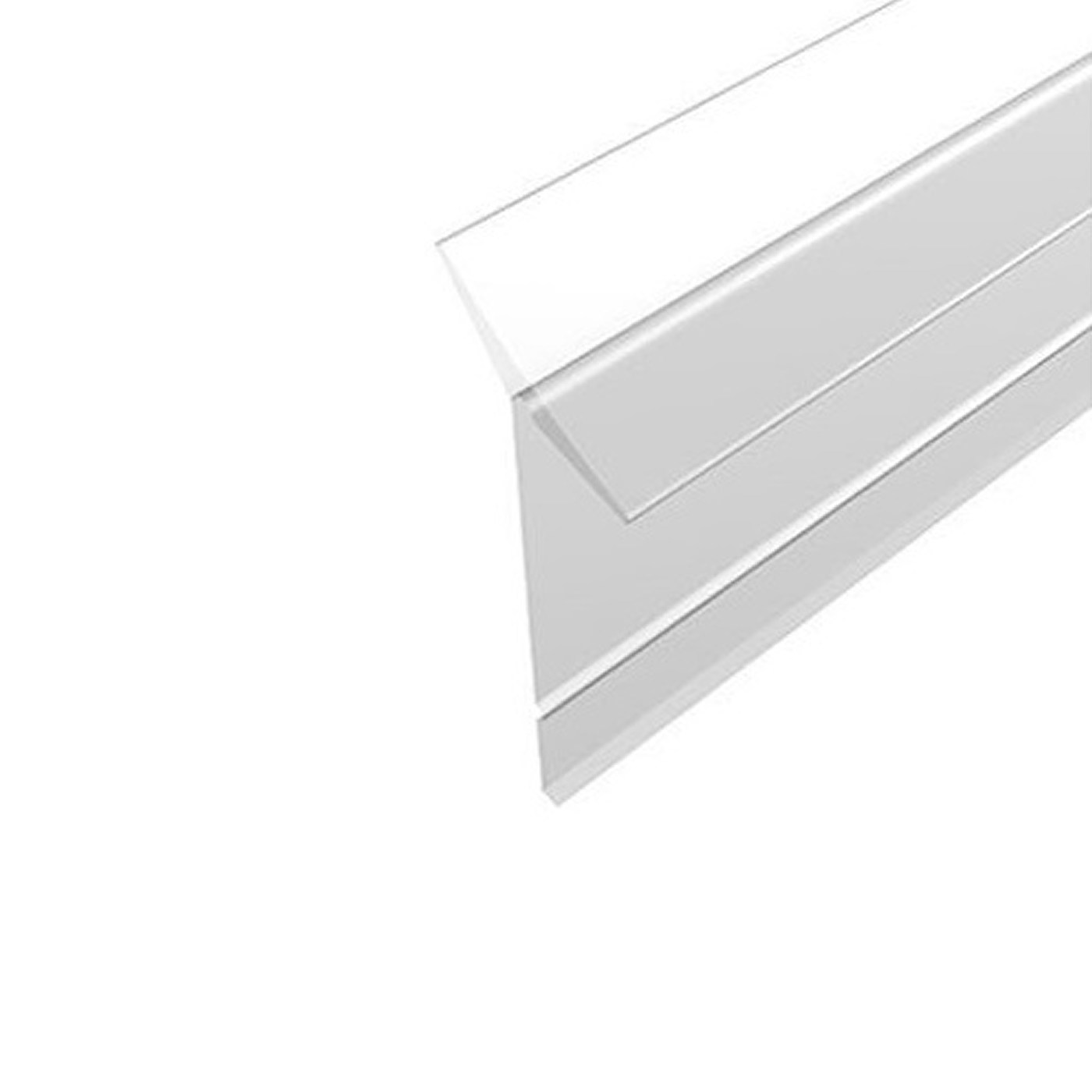 Гибкий плинтус СИЛИ "прозрачный" 4,2 м №09