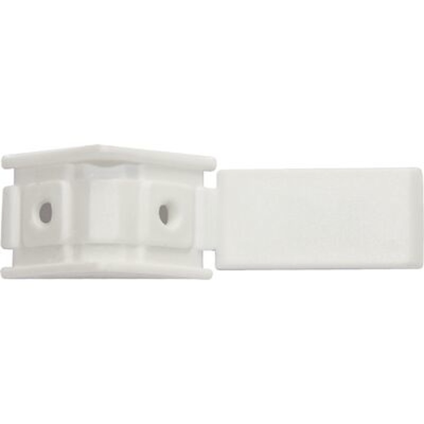 Уголок монтажный пластиковый с крышкой совместно, белый (1уп.100шт.) AKS 13232