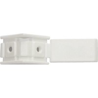 Уголок монтажный пластиковый с крышкой совместно, белый (1уп.100шт.) AKS 13232