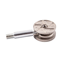 Эксцентриковая стяжка усиленная 25мм + шток 28мм, AKS, белая пласт.заглушка в комплекте  58299