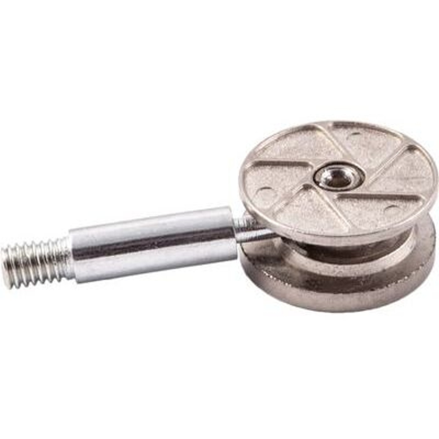 Эксцентриковая стяжка усиленная 35мм + шток 48мм, AKS, белая пласт.заглушка в комплекте  33251