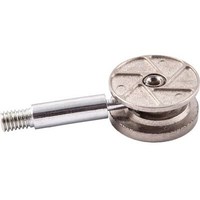 Эксцентриковая стяжка усиленная 35мм + шток 48мм, AKS, белая пласт.заглушка в комплекте  33251