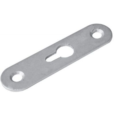 Подвеска мебельная зацепная 65*15*54*1,8, белый цинк  AKS  42244