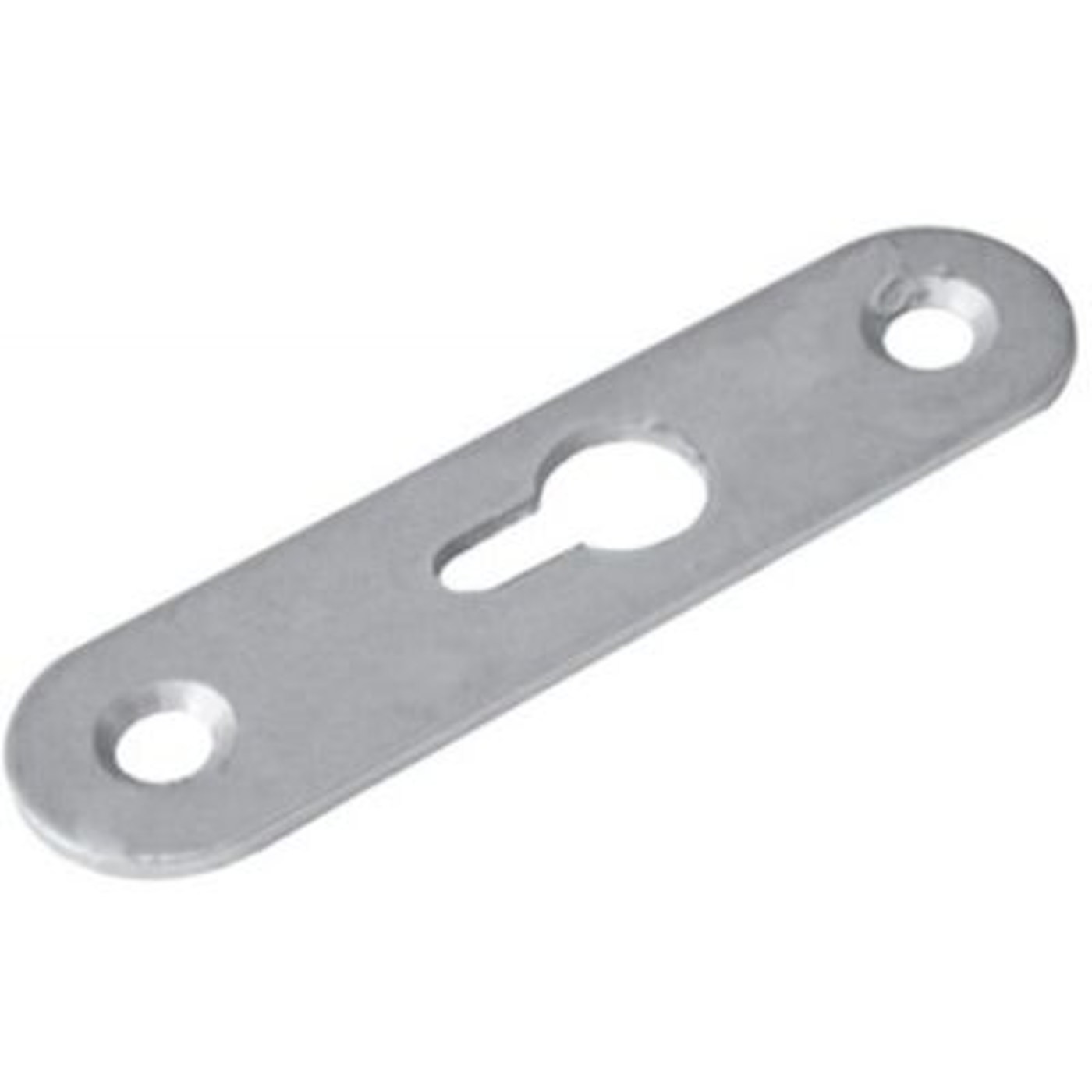 Подвеска мебельная зацепная 65*15*54*1,8, белый цинк  AKS  42244