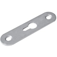 Подвеска мебельная зацепная 65*15*54*1,8, белый цинк  AKS  42244