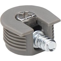 Эксцентриковая стяжка быстрого монтажа 20 мм серая+шток 6*7мм (1уп.0,2тыс.шт.)  71539