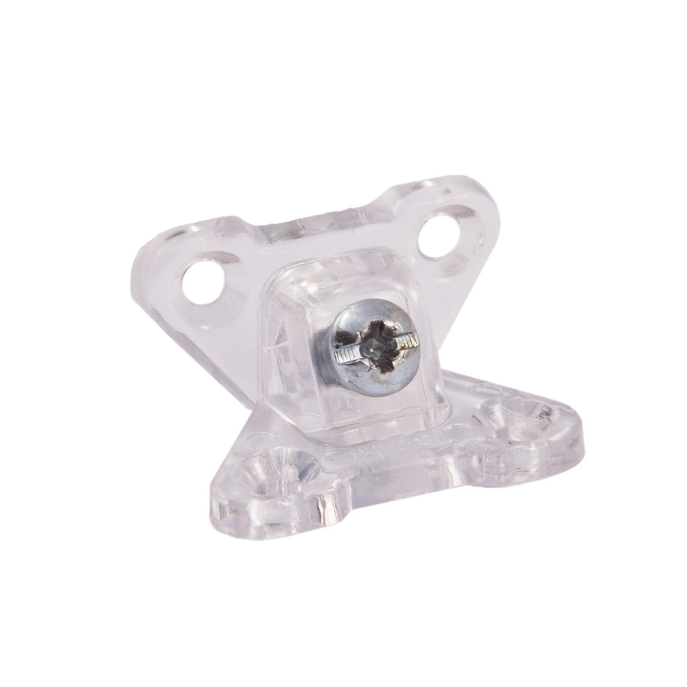 Уголок крепежный пласт. "Бабочка" (мама+папа+ винт) AKS 56557