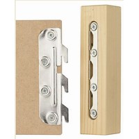 Кроватная стяжка крючковая левая (планка+зацеп) AKS 31805