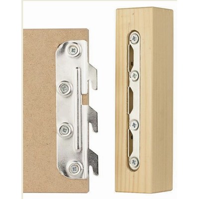 Кроватная стяжка крючковая левая (планка+зацеп) AKS 31805