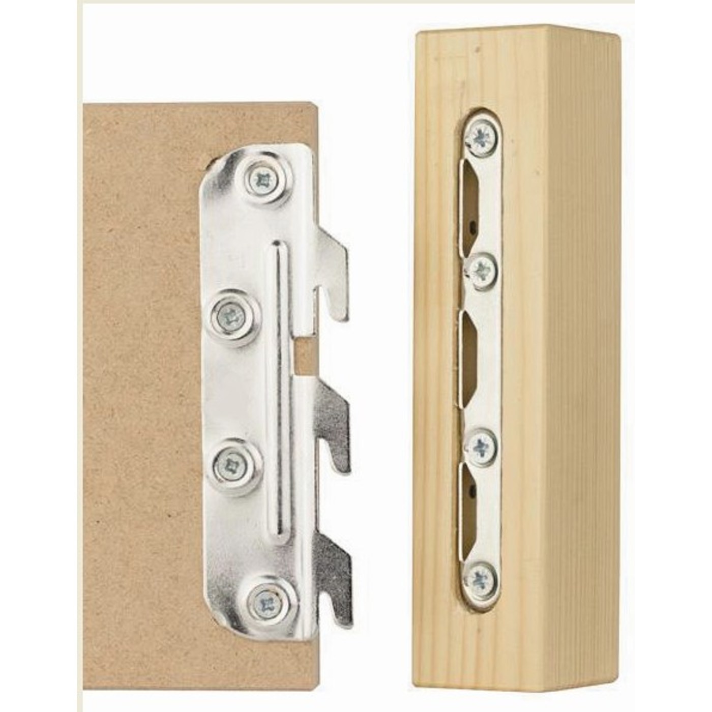 Кроватная стяжка крючковая левая (планка+зацеп) AKS 31805