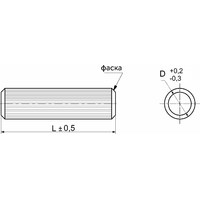 Шкант деревянный 10*50 (1уп2 тыс. шт.) эвкалипт AKS 84020