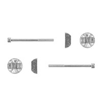 Стяжка для компакт плиты K TOP (1 к-т2стяжки+2винта+2 ответные планки) AKS 111176