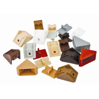 Уголок пластиковый одинарный P белый (01), (уп/100шт) РП 16122