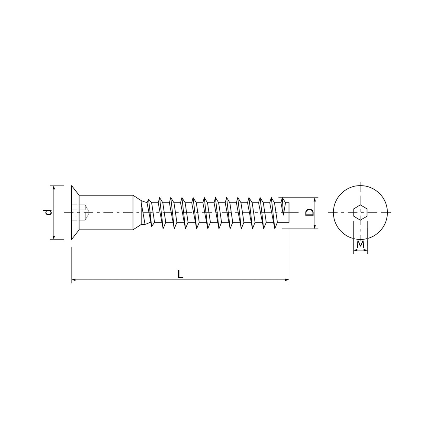 Винт Конфирмат 7*50 (уп20 шт) AKS 39314