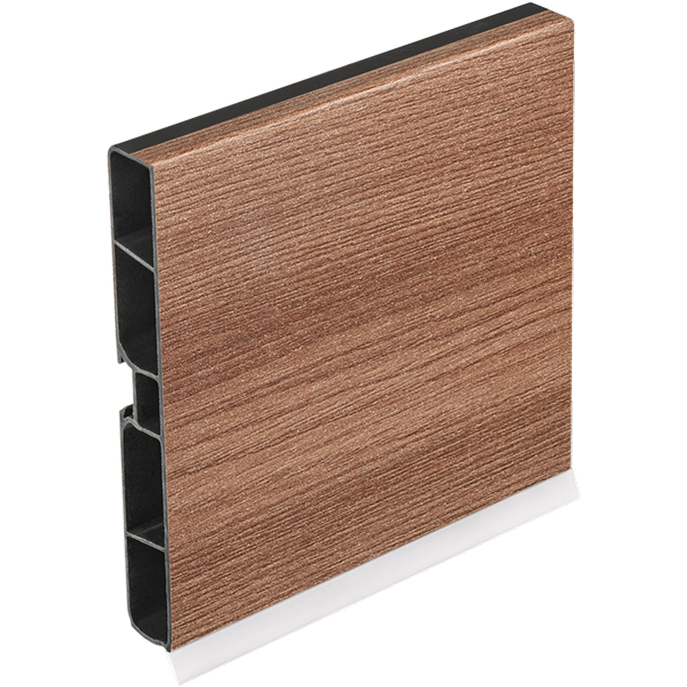 Цоколь Ясень шимо темный 008 100мм  4м КORNER