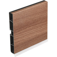 Цоколь Ясень шимо темный 008 100мм  4м КORNER