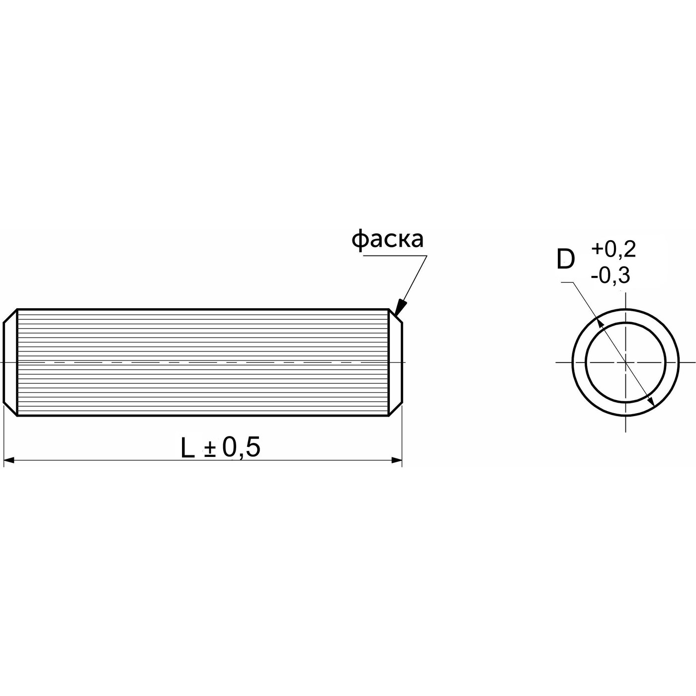 Шкант деревянный 10*50 эквалипт (уп20 шт) AKS 81299