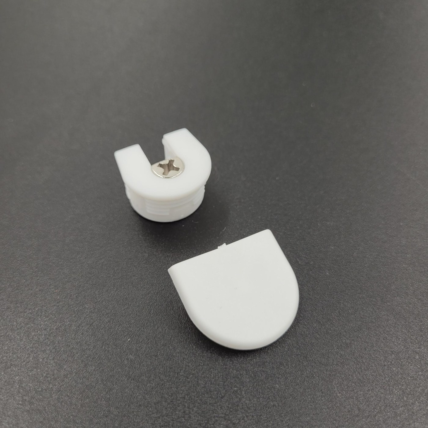 Заглушка пластиковая для эксцентрика усиленного D20мм EVA RAFIX, белый (уп500 шт) 4190