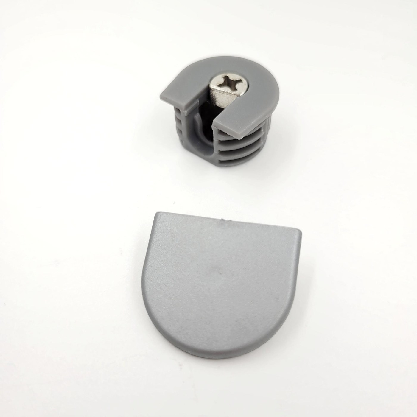 Заглушка пластиковая для эксцентрика усиленного D20мм EVA RAFIX,серый (уп500 шт) 4191