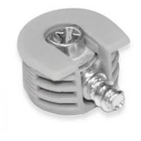 Эксцентрик усиленный пластиковый D20мм со штоком 6х11мм, EVA RAFIX, с бортиком, серый (уп500 шт) 3390