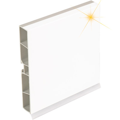 Цоколь Белый глянец 015 100мм 4м КORNER