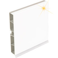 Цоколь Белый глянец 015 100мм 4м КORNER