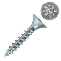 Саморез универсальный 3,5х15 белый цинк