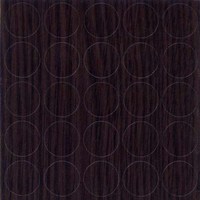 Заглушка самоклеящаяся d.14мм, по 25 штук на листе, цвет каштан венге 14.409