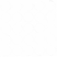 Заглушка самоклеящаяся d.14мм, по 25 штук на листе, цвет белый аляска 14.318