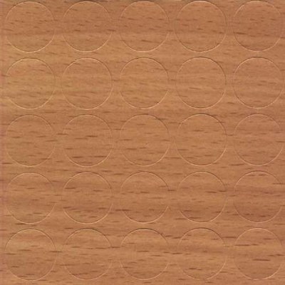 Заглушка самоклеящаяся d.14мм, по 25 штук на листе, цвет бук бавария 14.445