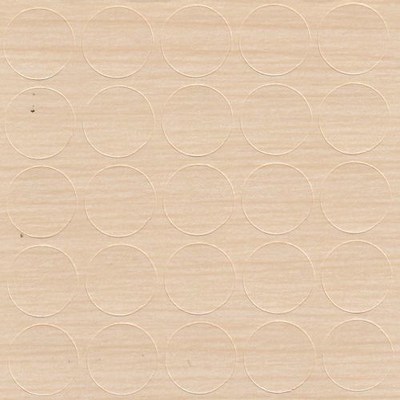 Заглушка самоклеящаяся d.14мм, по 25 штук на листе, цвет береза майнау 14.330