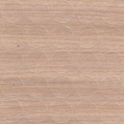 Заглушка самоклеящаяся d.14мм, по 25 штук на листе, цвет береза хельсинки 14.331