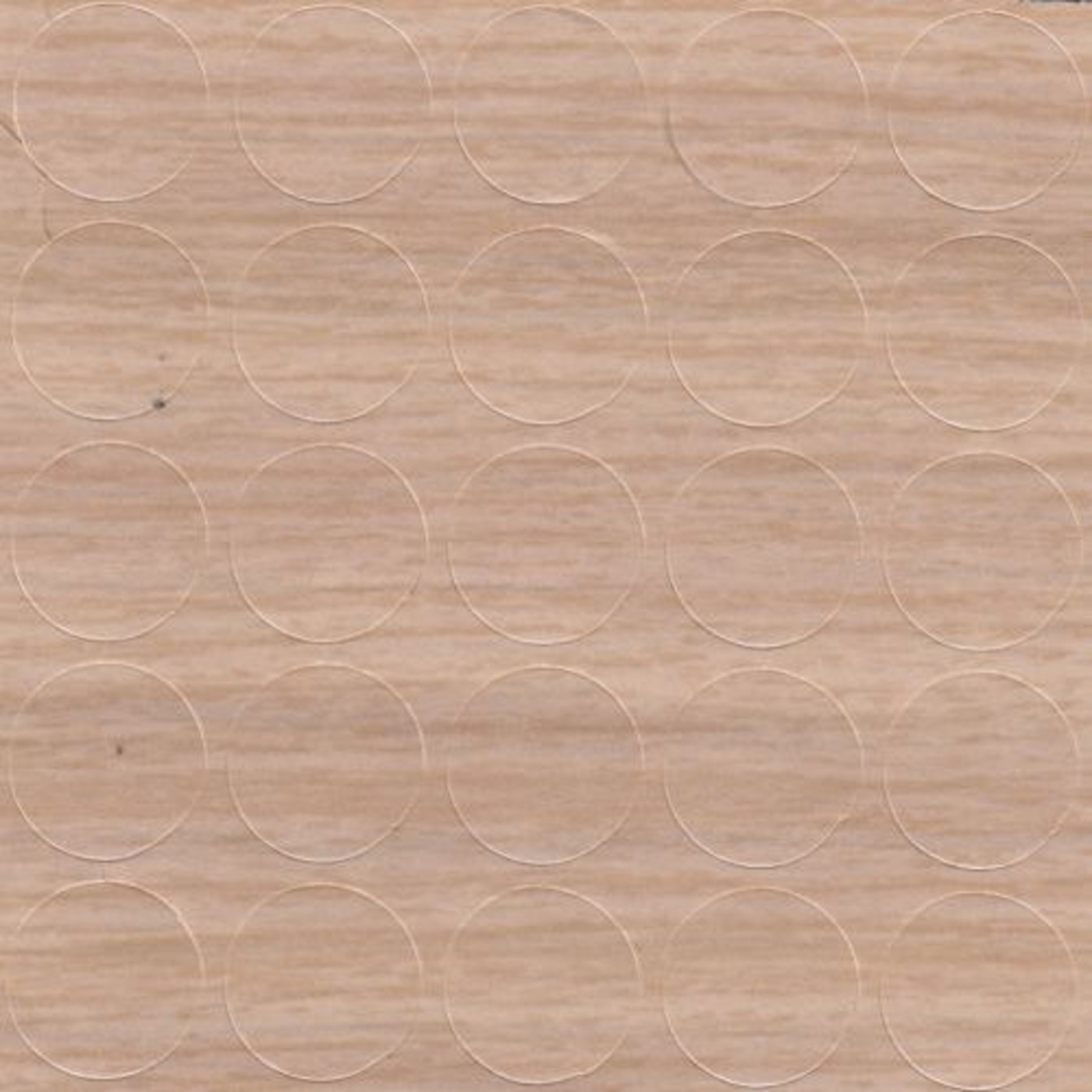 Заглушка самоклеящаяся d.14мм, по 25 штук на листе, цвет береза хельсинки 14.331