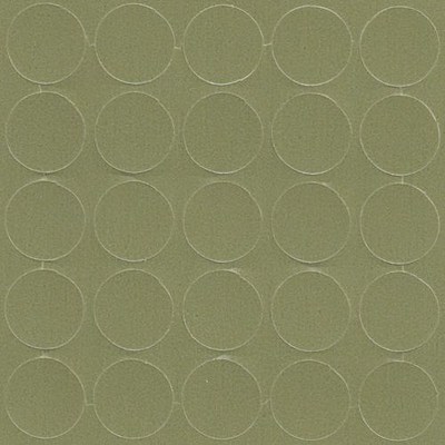 Заглушка самоклеящаяся d.14мм, по 25 штук на листе, цвет зеленый отцовский 14.088