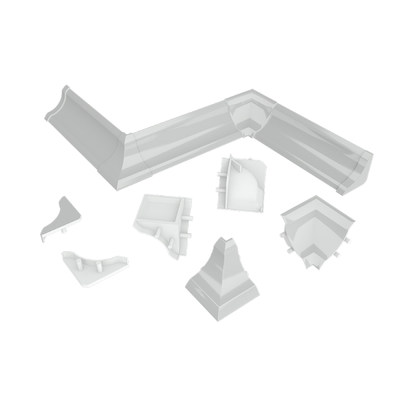 Комплект заглушек Белый блеск № LB15-6056