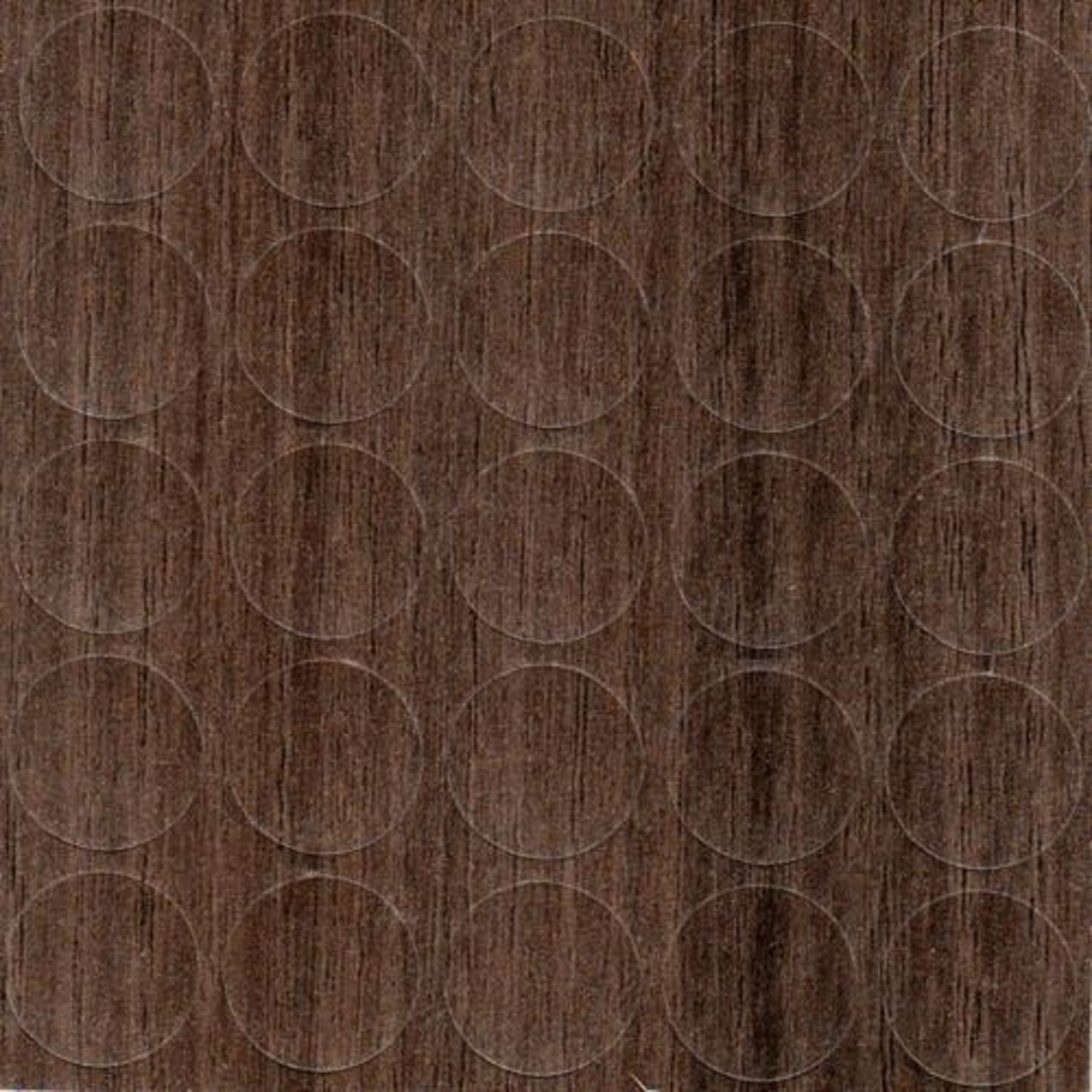 Заглушка самоклеящаяся d.20мм, по 28 штук на листе, цвет дуб крафт табачный 2  20.854