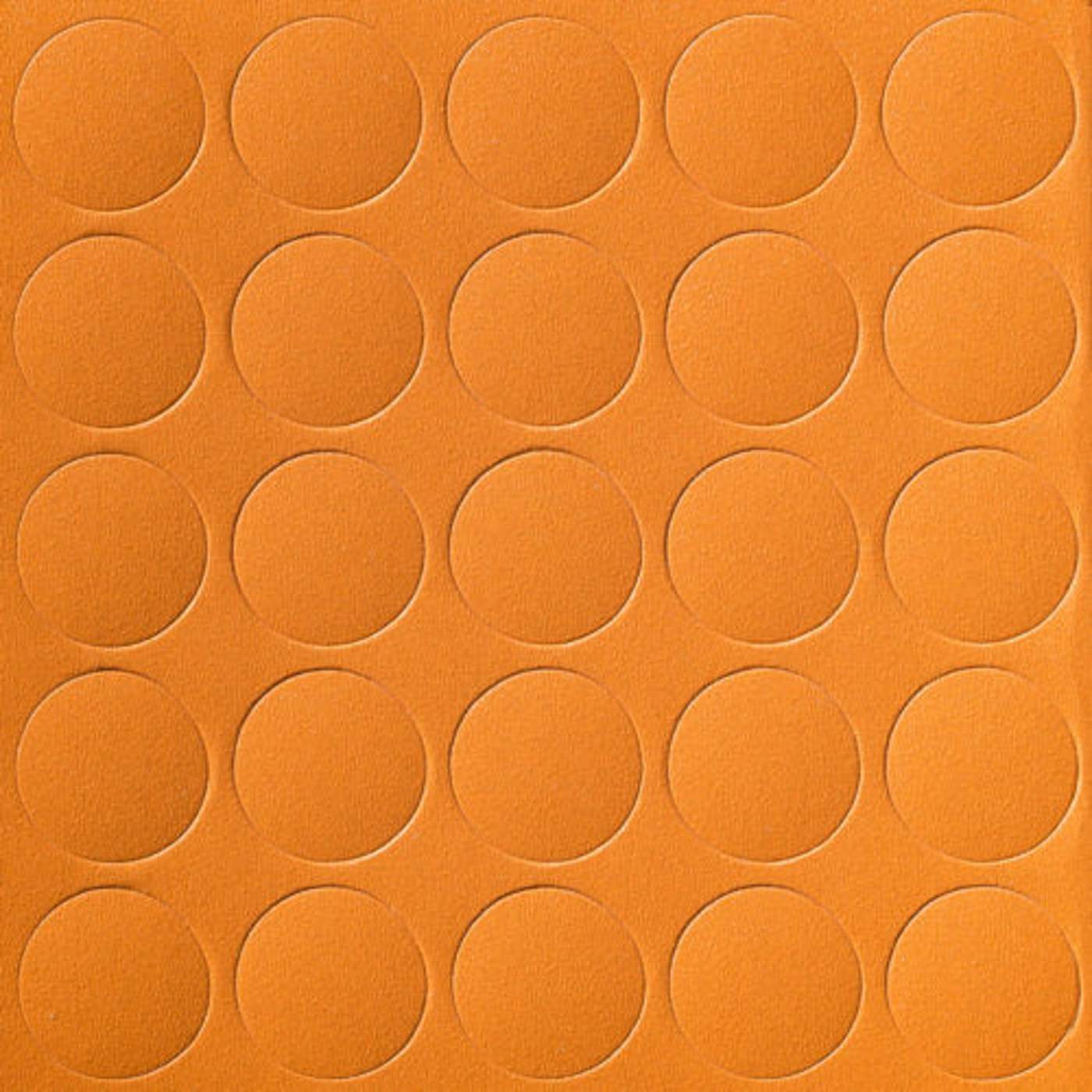 Заглушка самоклеящаяся d.20мм, по 28 штук на листе, цвет оранжевый  20.065