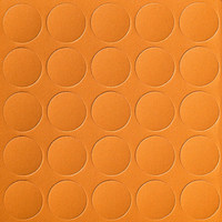 Заглушка самоклеящаяся d.20мм, по 28 штук на листе, цвет оранжевый  20.065