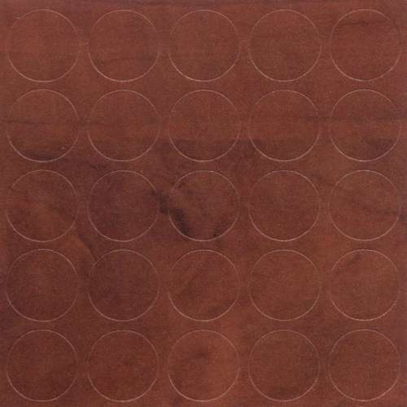 Заглушка самоклеящаяся d.20мм, по 28 штук на листе, цвет груша дикая 20.964