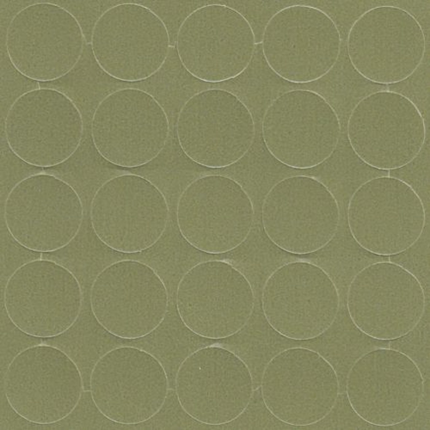 Заглушка самоклеящаяся d.20мм, по 28 штук на листе, цвет зеленый отцовский 20.088