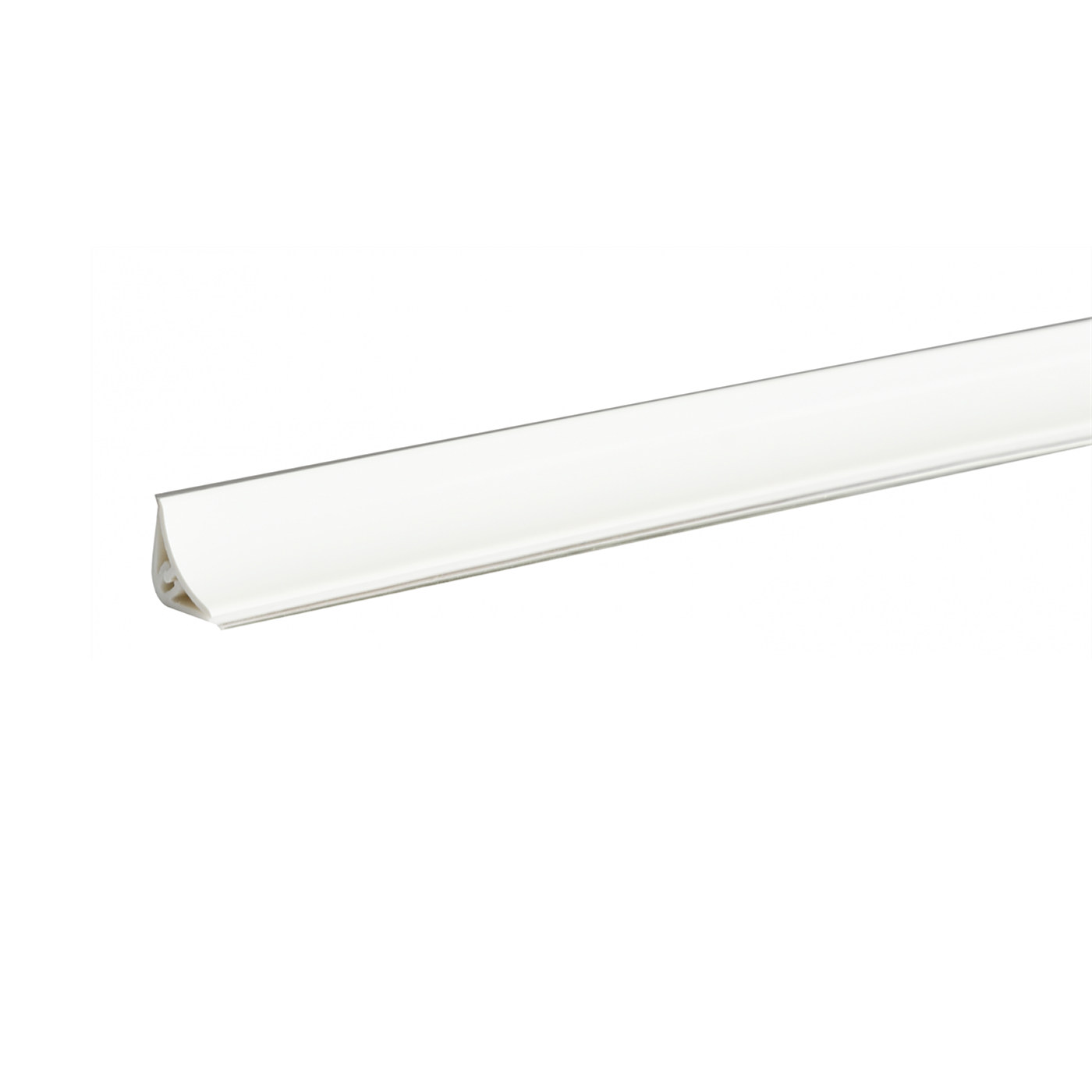 Плинтус Белый блеск 3м №LB15-6056