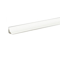 Плинтус Белый блеск 3м №LB15-6056