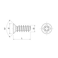 Шуруп EURO ES 6,3*13 (уп10 шт) AKS 35209
