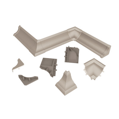 Комплект заглушек Травертин серый № LB15-6052