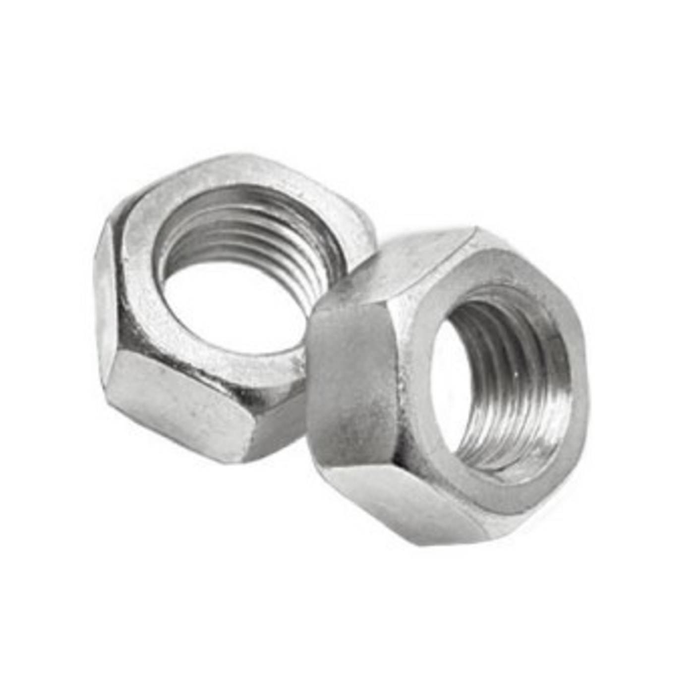 Гайка шестигранная М8, белый цинк (уп20 шт) AKS 87146